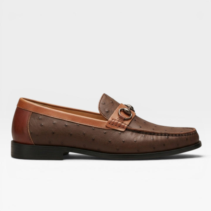 Men's Genuine Leather Bit Loafers – Classic Slip On Smart Dress Shoes