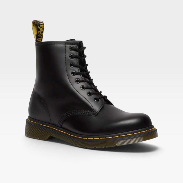 Women's Leather Combat Boots – Classic Lace Up Ankle Boots