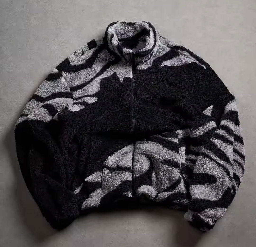 Men’s Fleece Jacket Zip Up Casual Outdoor Winter Outerwear