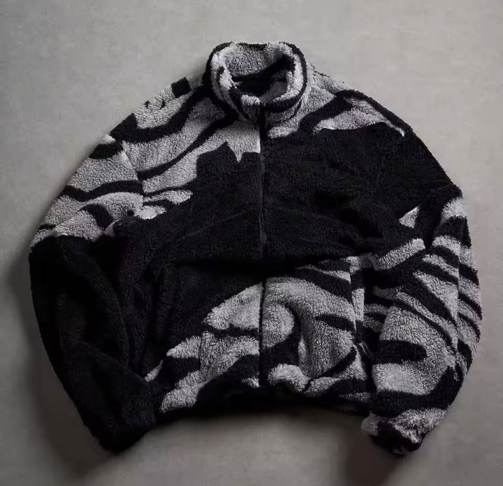 Men’s Fleece Jacket Zip Up Casual Outdoor Winter Outerwear