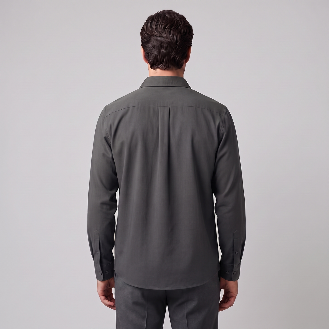 Men's Relaxed Viscose Autumn Overshirt