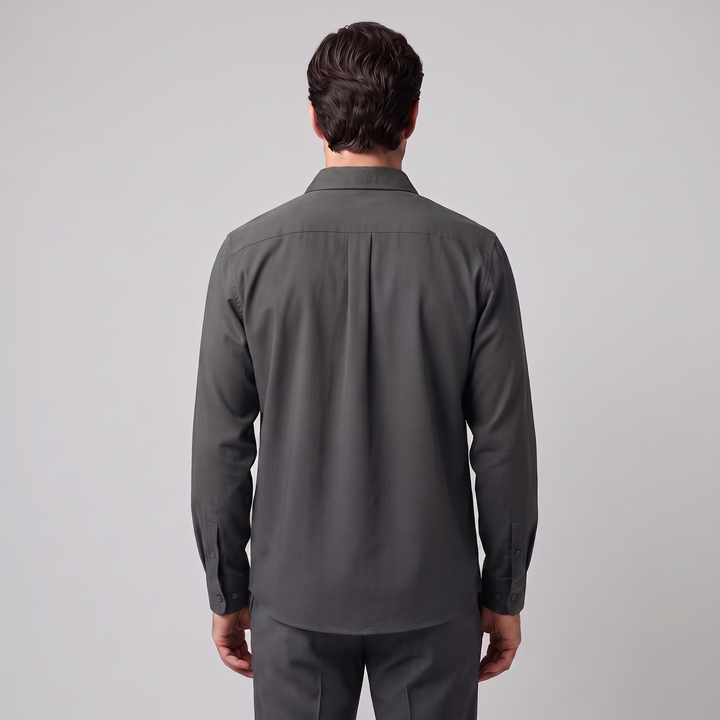 Men's Relaxed Viscose Autumn Overshirt