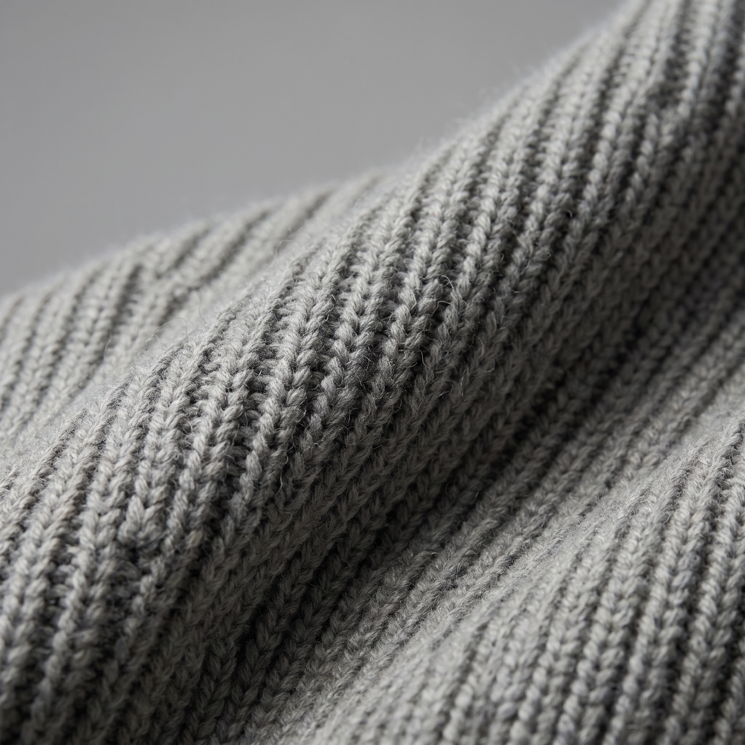 Men's Ribbed Full-Zip Knit Cardigan