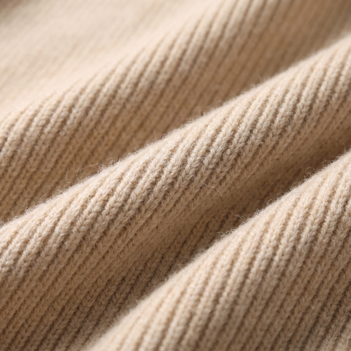 Men's Ribbed Wool Full-Zip Cardigan