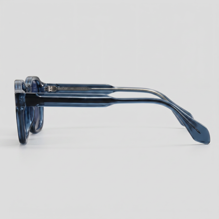 Men's Vintage Square Sunglasses with Dark Lenses