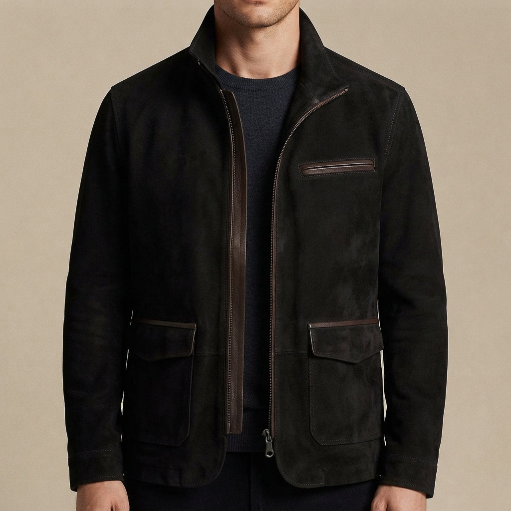 Men’s Casual Zip Up Jacket Lightweight Everyday Outerwear