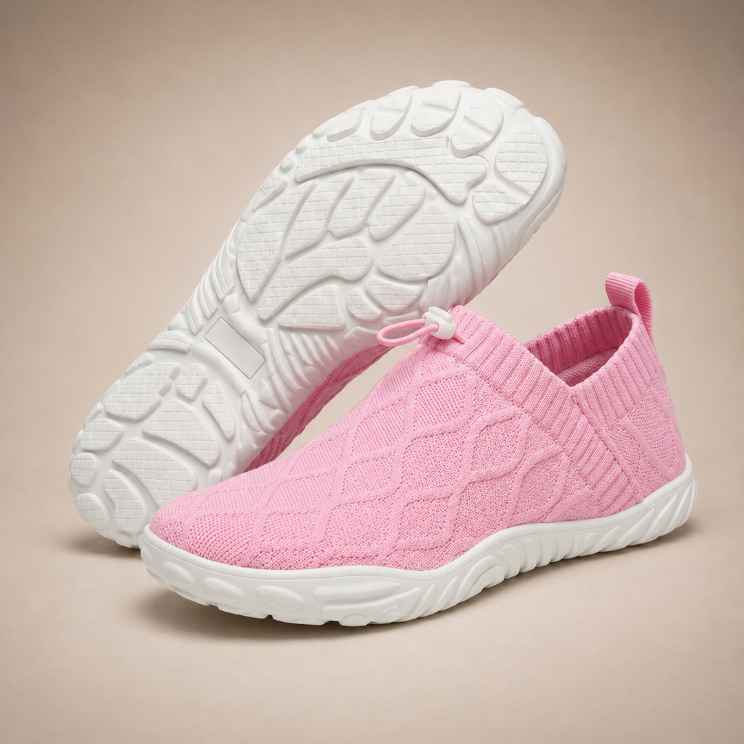 Knit Slip On Sneakers – Lightweight Cloud Comfort Walking Shoes