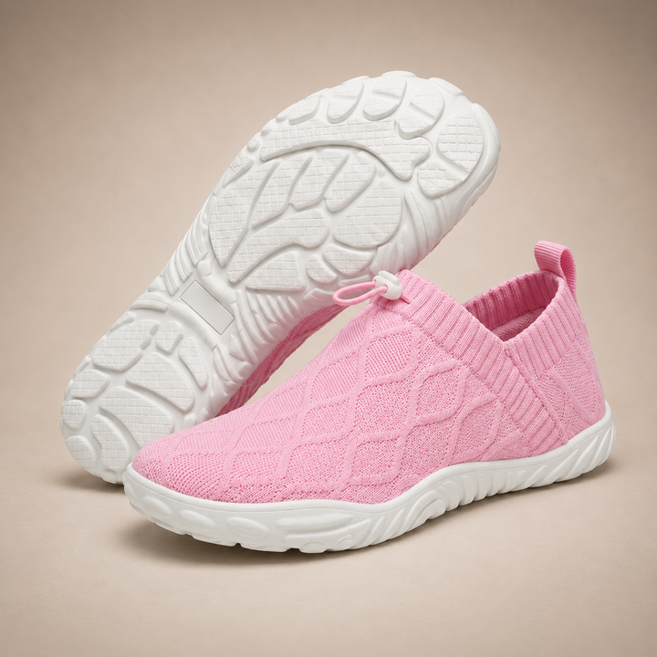 Knit Slip On Sneakers – Lightweight Cloud Comfort Walking Shoes