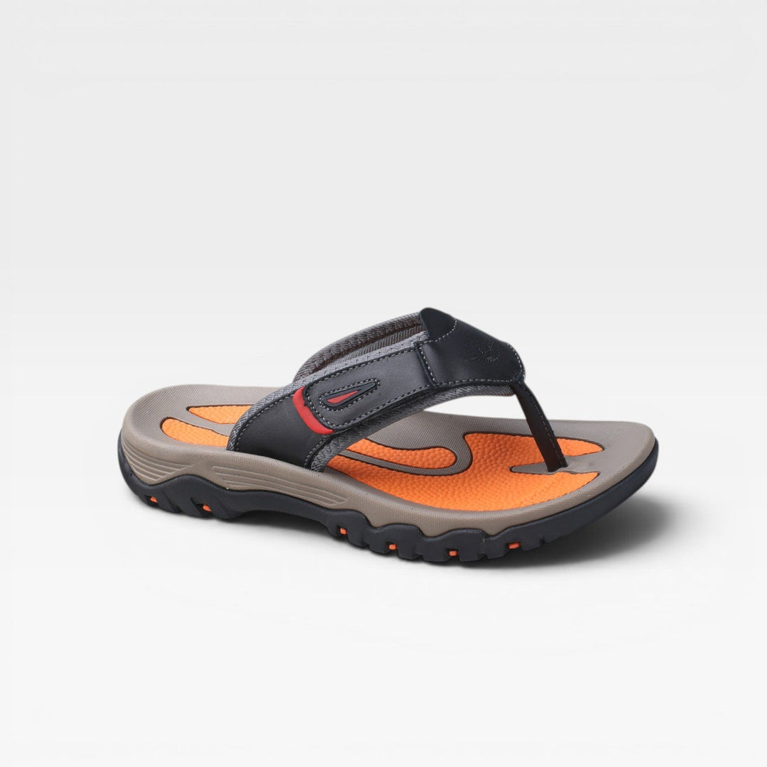 Men's Cowhide Leather Toe Post Sandals – Cushioned Comfort Sandals