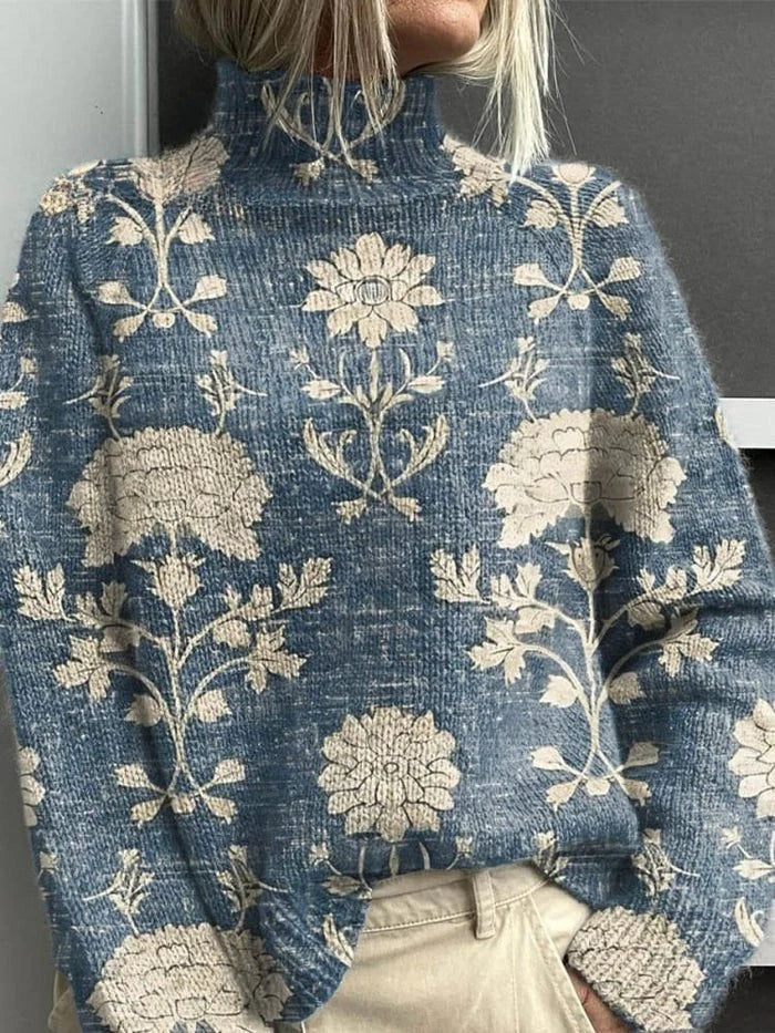 Women's Turtleneck Sweater Relaxed Fit