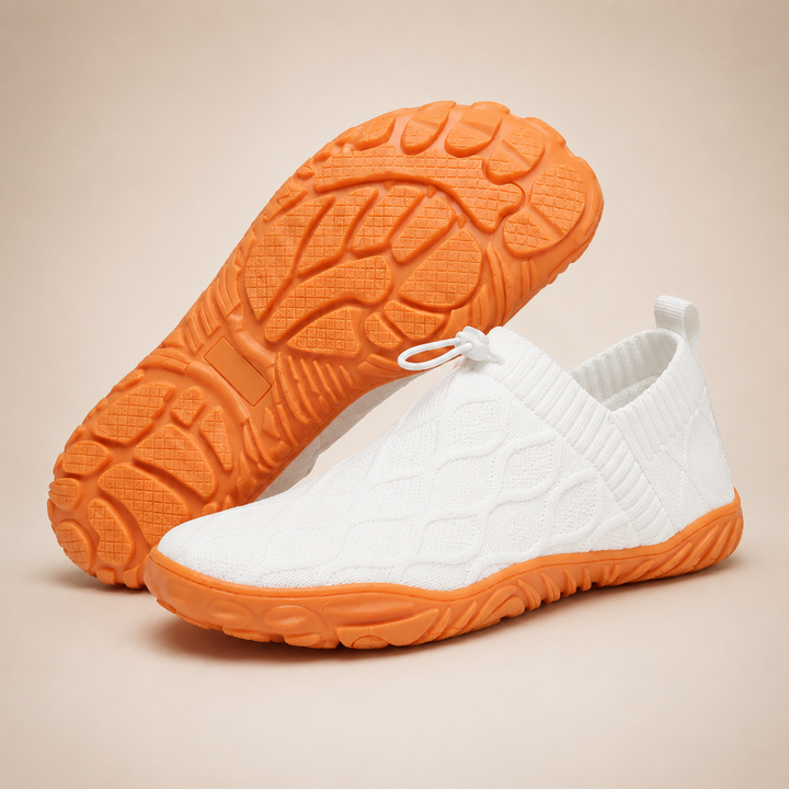 Knit Slip On Sneakers – Lightweight Cloud Comfort Walking Shoes