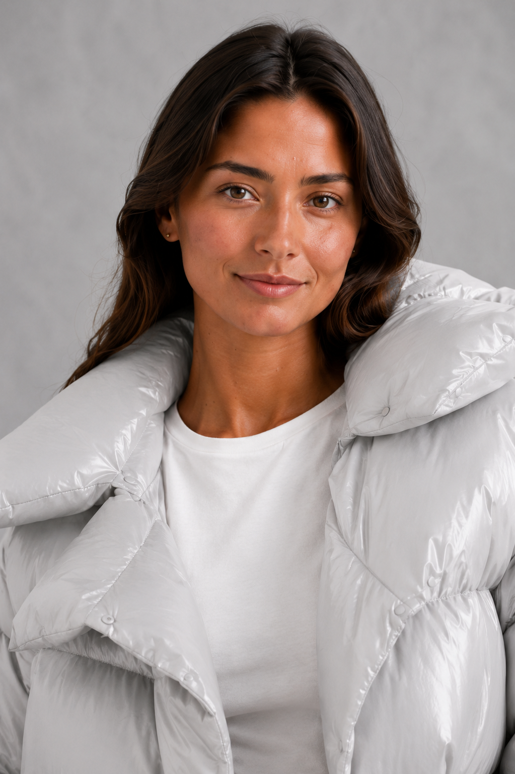 Women’s Oversized Double Layer Puffer Jacket – Weather-Resistant Winter Coat
