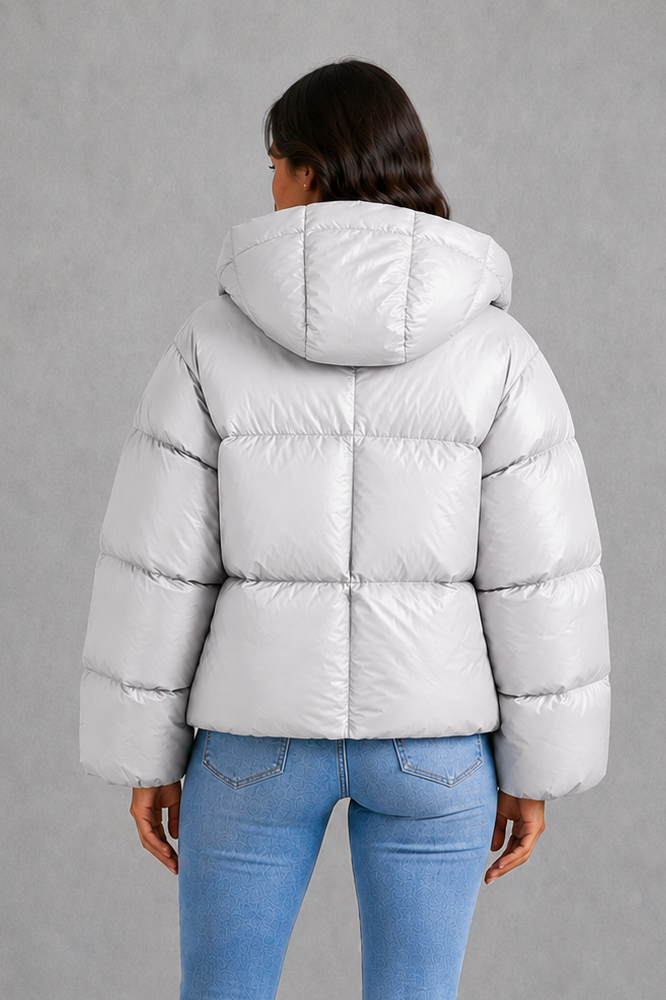 Women’s Oversized Double Layer Puffer Jacket – Weather-Resistant Winter Coat