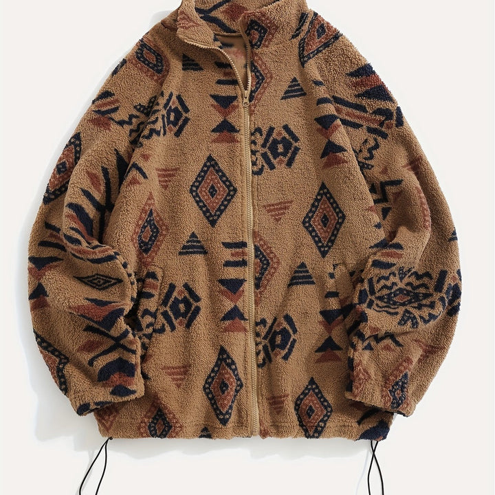 Lorraine | Patterned Zip-Up Jacket
