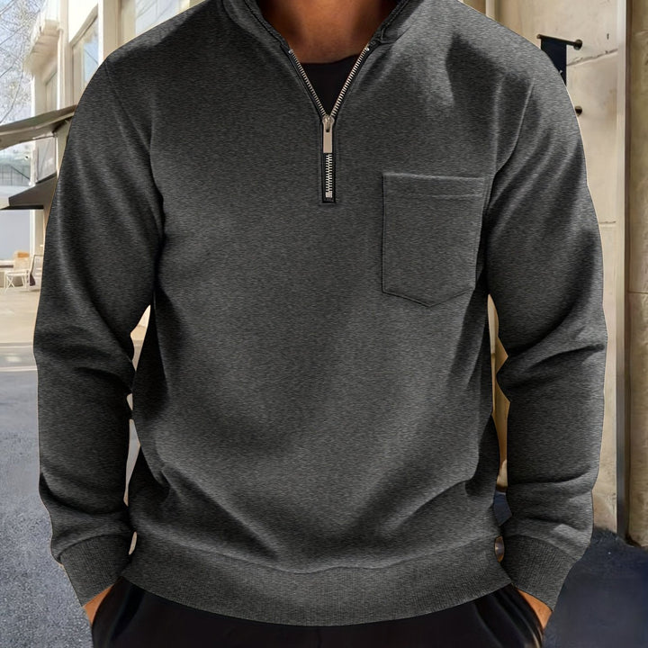 Emmett | Refined Half-Zip Pullover