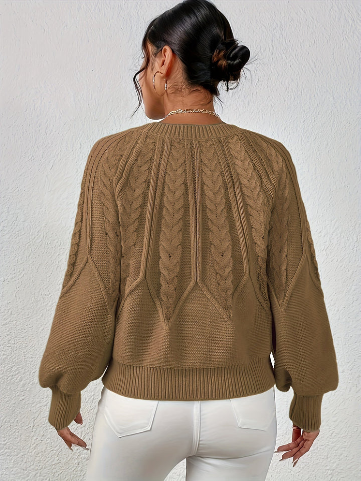 Eleanor | Relaxed Cable-Knit Sweater