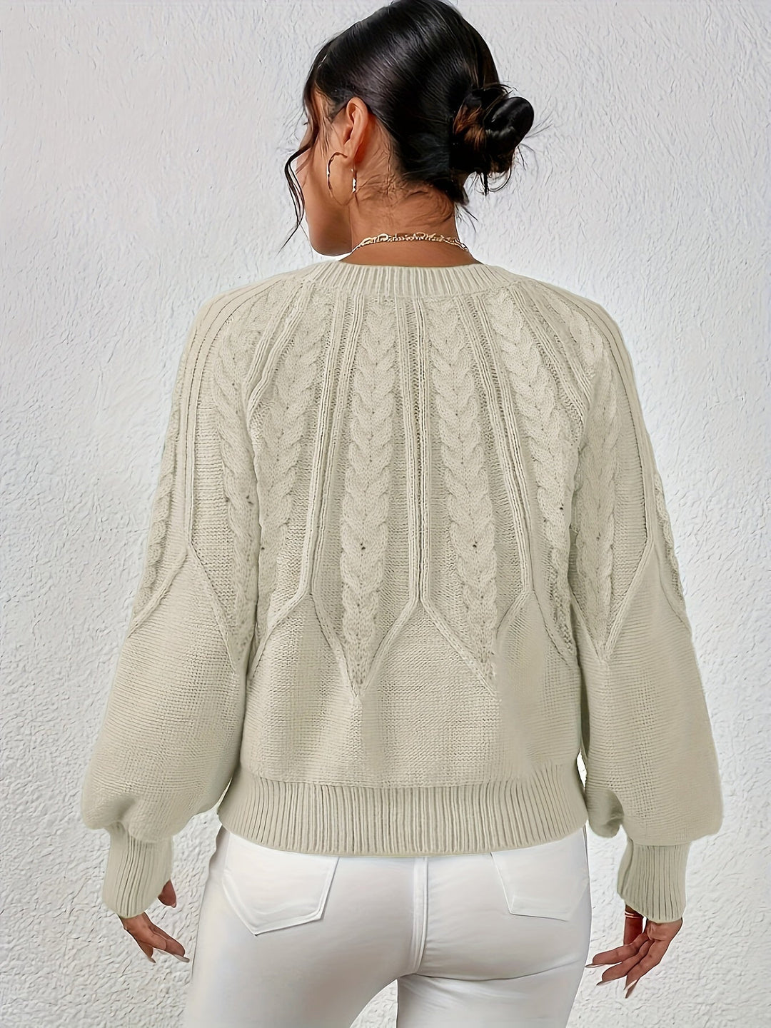 Eleanor | Relaxed Cable-Knit Sweater