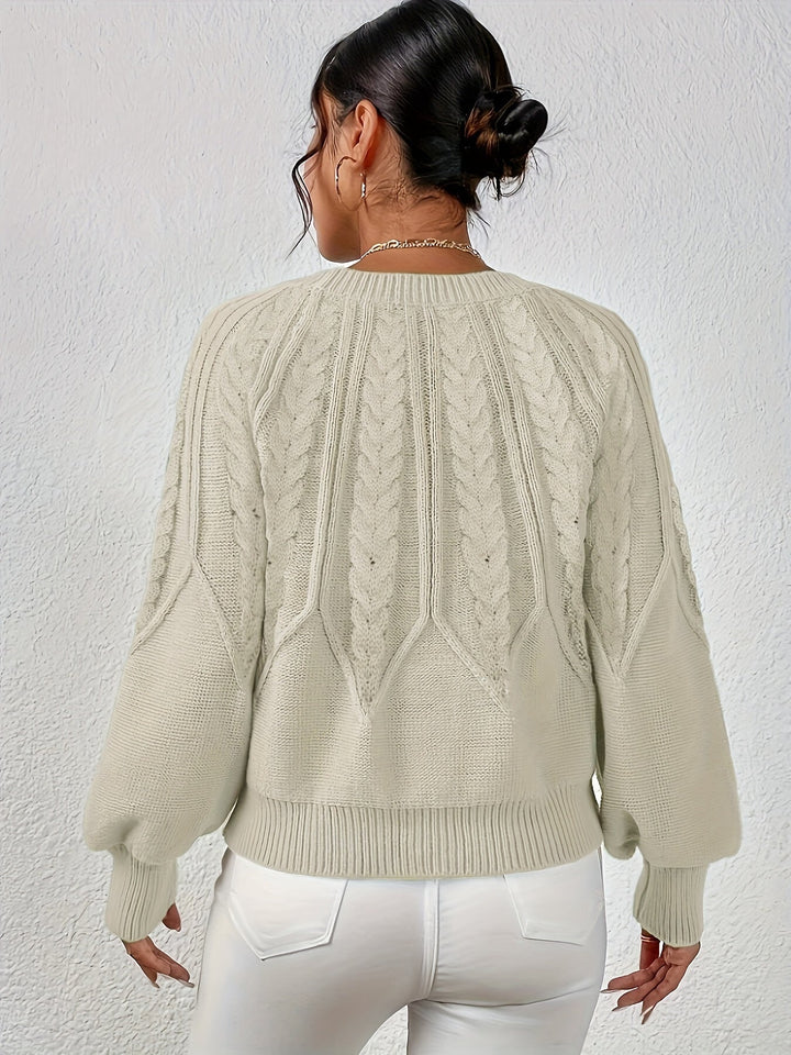 Eleanor | Relaxed Cable-Knit Sweater