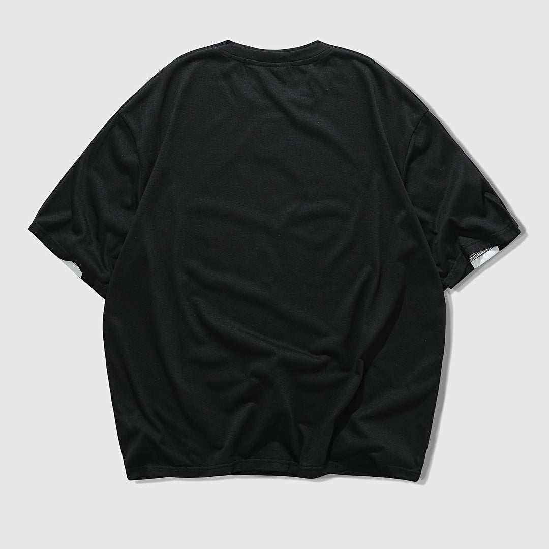 Men’s Color Block T Shirt Casual Short Sleeve Crew Neck Top