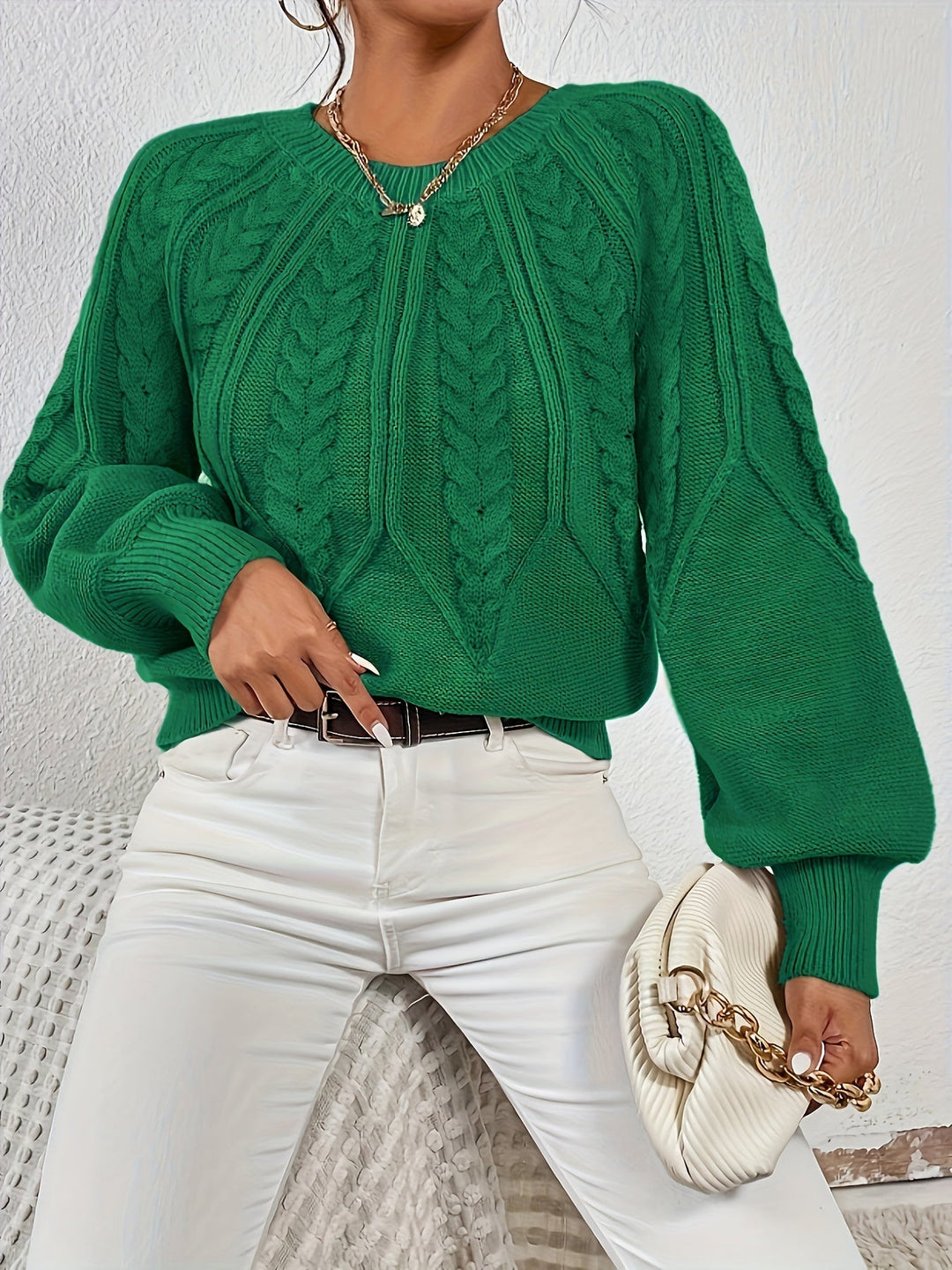 Eleanor | Relaxed Cable-Knit Sweater