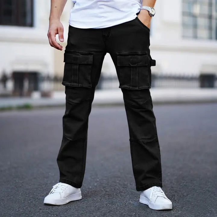 Men’s Cargo Pants Loose Fit Casual Streetwear Utility Trousers