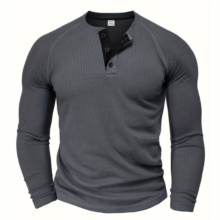 Men’s V Neck Shirt Long Sleeve Casual Everyday Wear Top