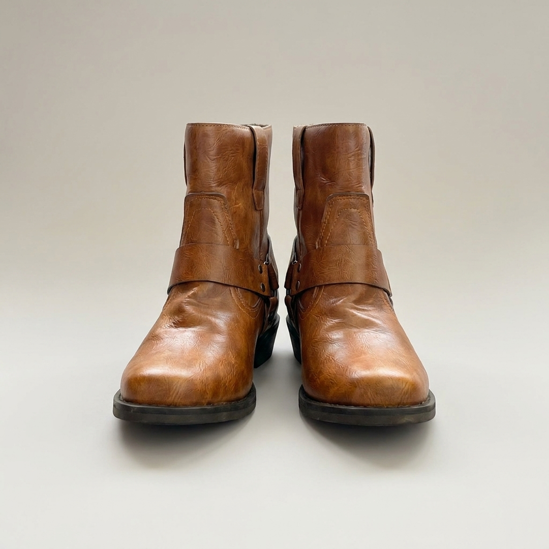 Men’s Ankle Boots Casual Buckle Detail Everyday Footwear