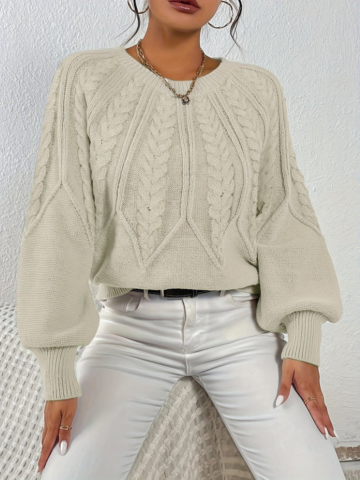Eleanor | Relaxed Cable-Knit Sweater