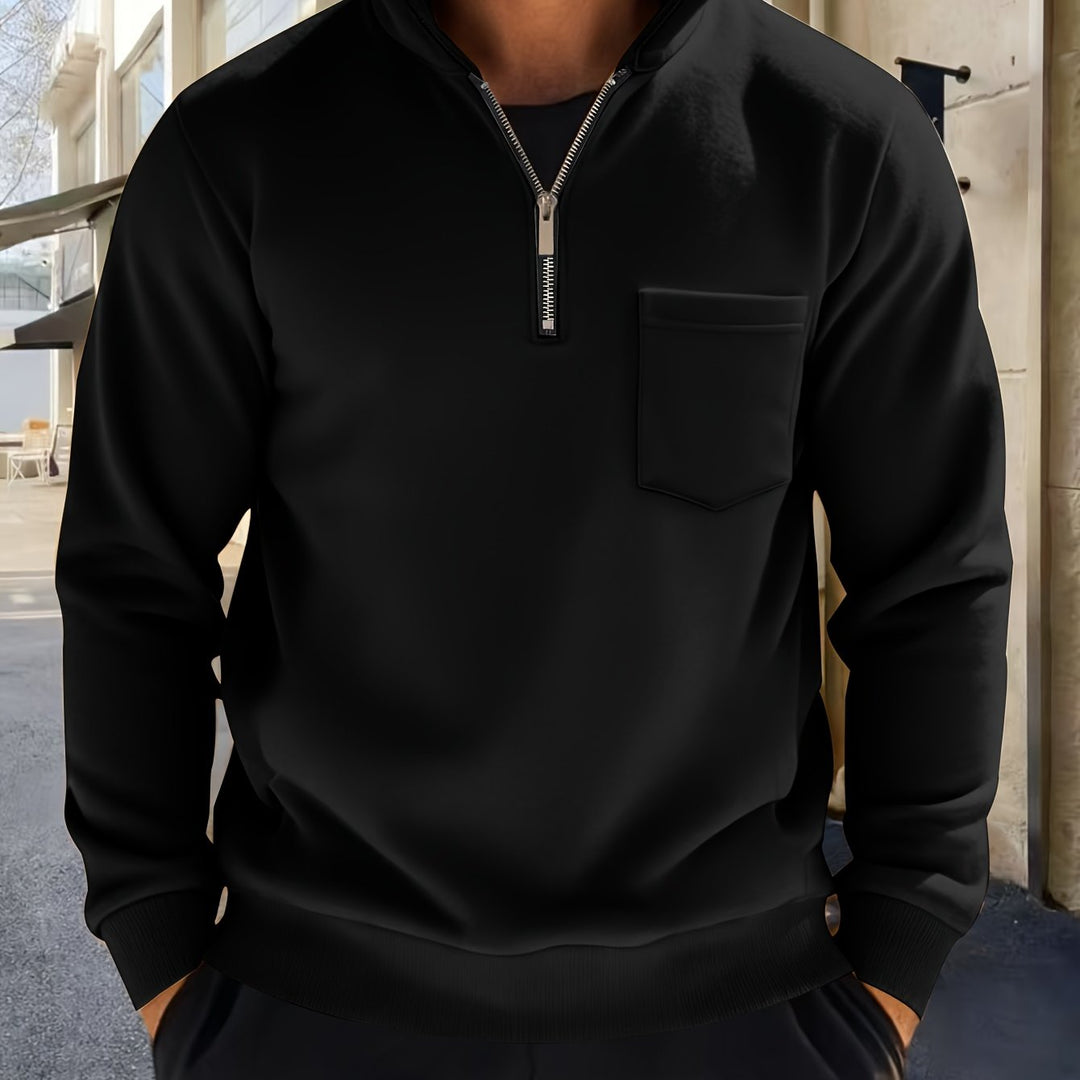 Emmett | Refined Half-Zip Pullover