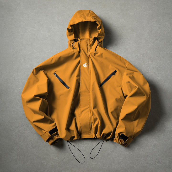 Men’s Hooded Windbreaker Jacket Casual Outdoor Zip Up Outerwear