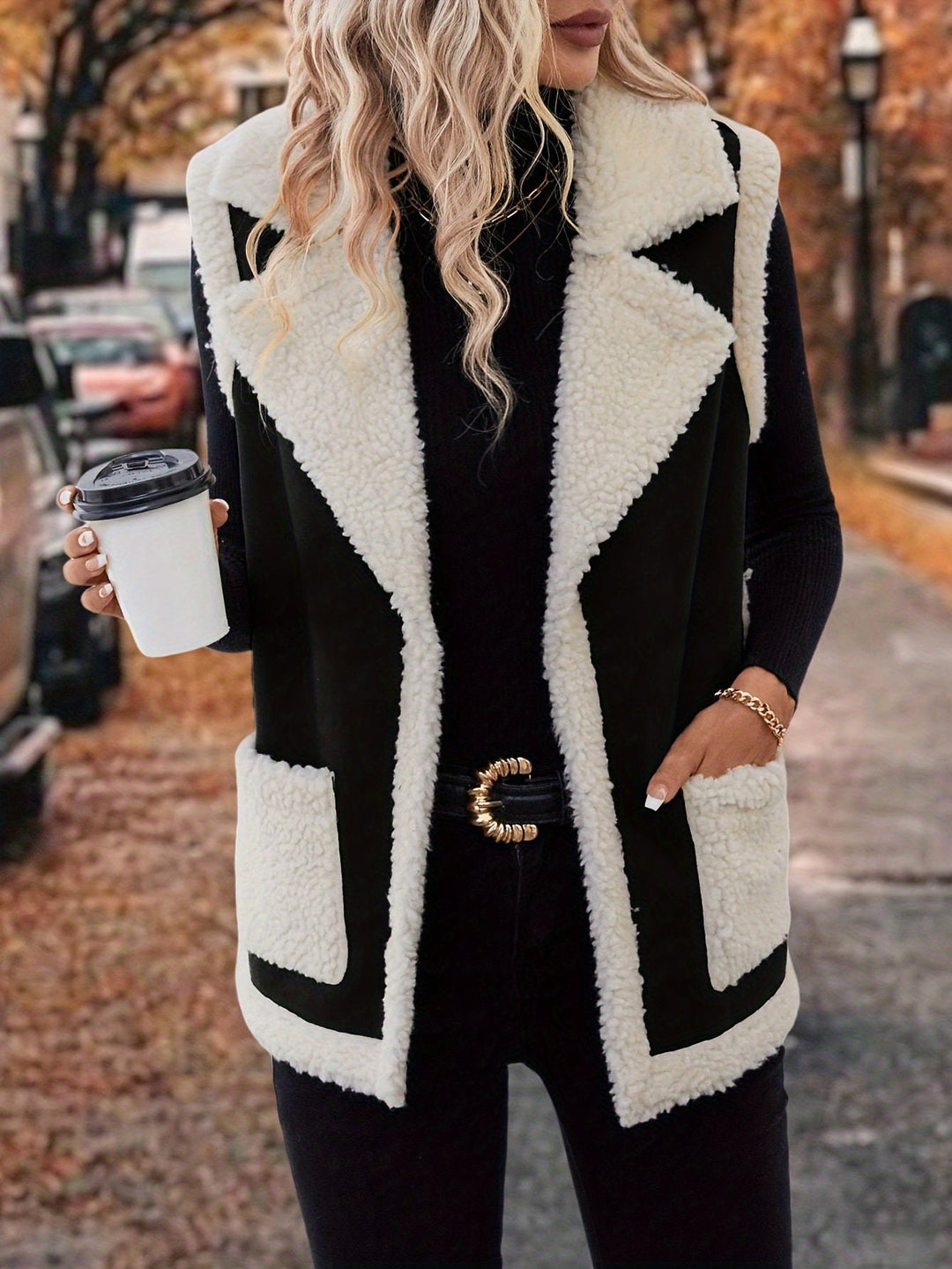 Cecily | Cosy Lined Lapel Gilet