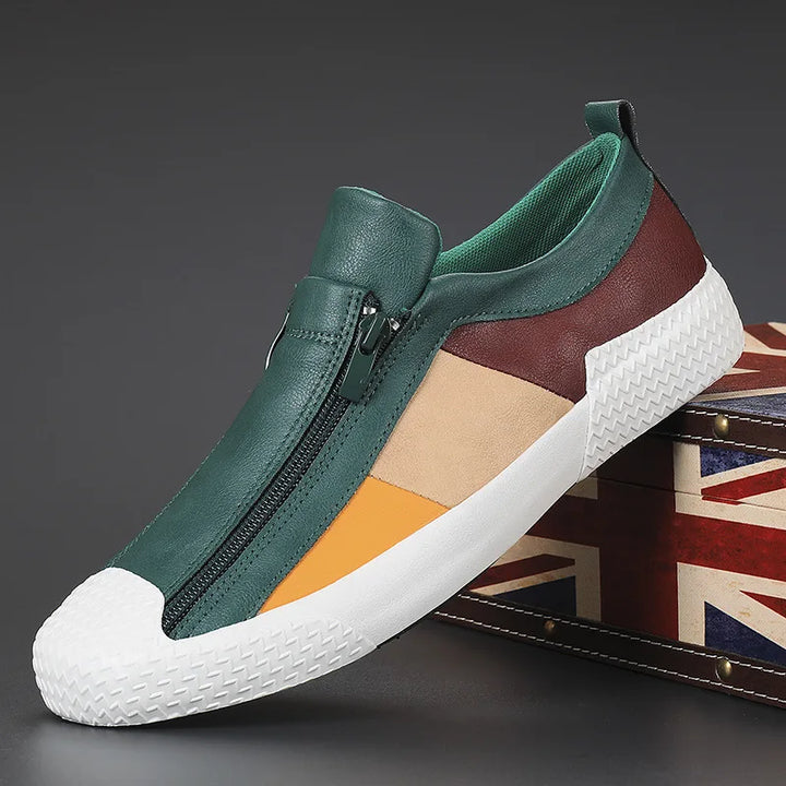 Dante | Colourblock Leather Skate Shoes for Men