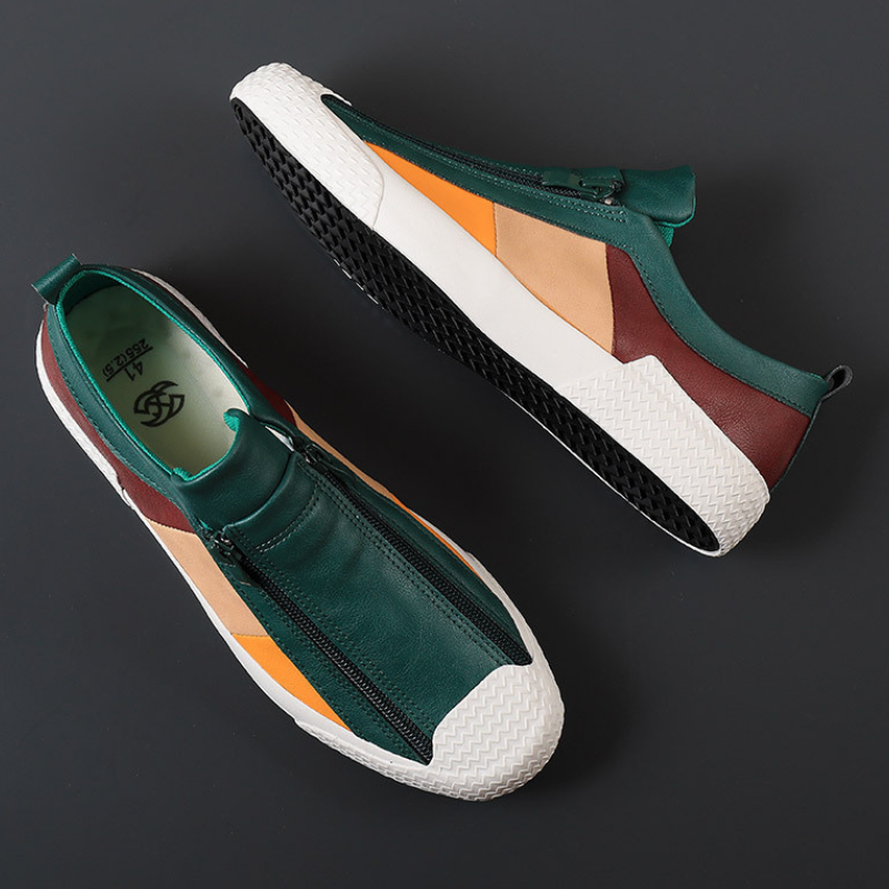 Dante | Colourblock Leather Skate Shoes for Men