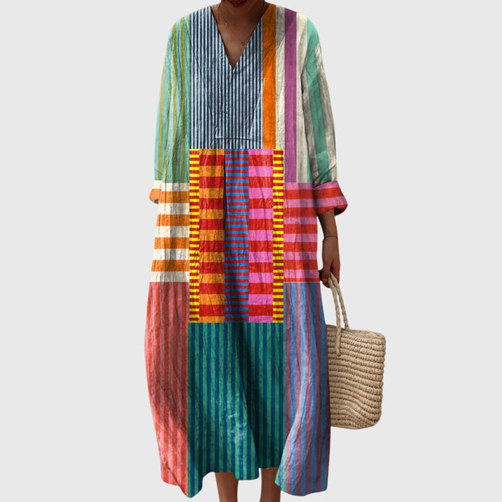 Daphne | Geometric Print Dress