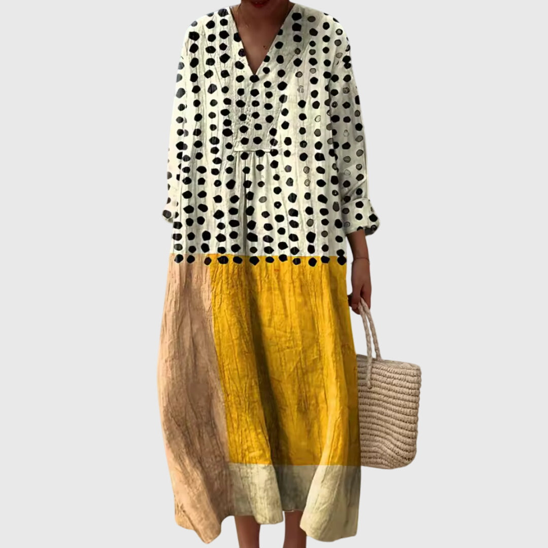 Daphne | Geometric Print Dress