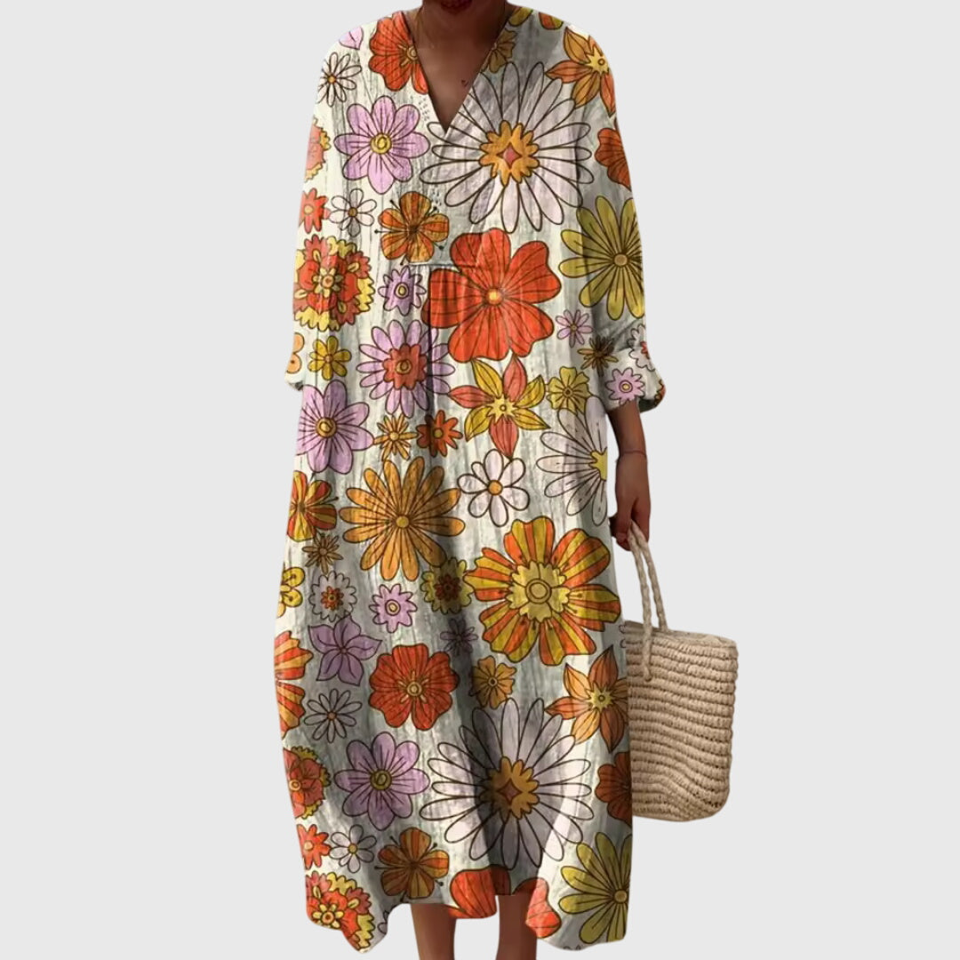 Daphne | Geometric Print Dress