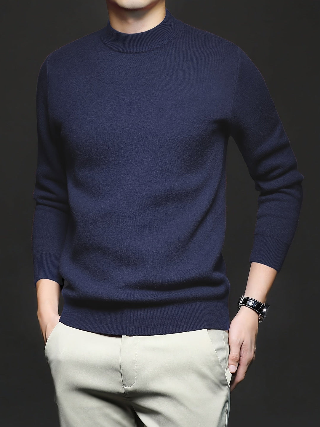 Everett | Refined High-Neck Sweater