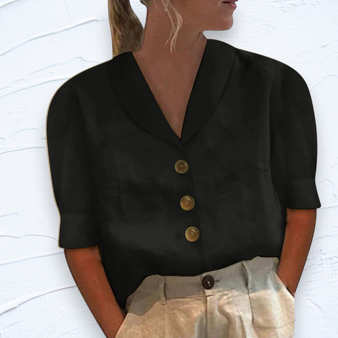 Elegant Linen Top – Effortless Summer Ease