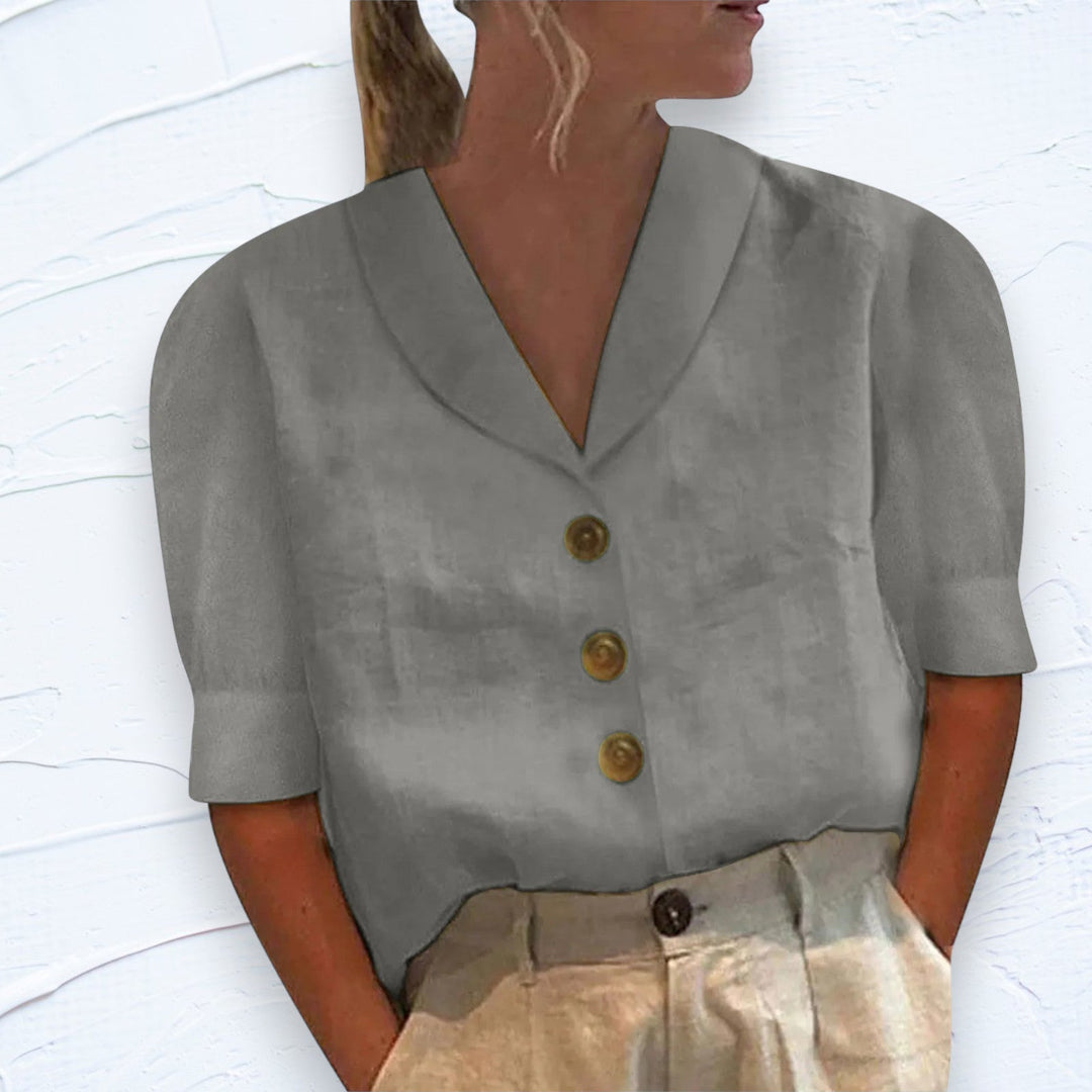 Elegant Linen Top – Effortless Summer Ease