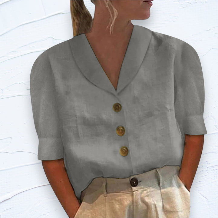 Elegant Linen Top – Effortless Summer Ease