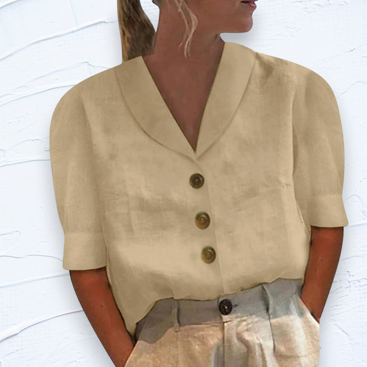 Elegant Linen Top – Effortless Summer Ease