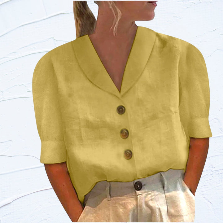 Elegant Linen Top – Effortless Summer Ease