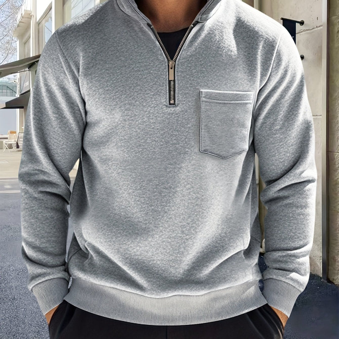 Emmett | Refined Half-Zip Pullover