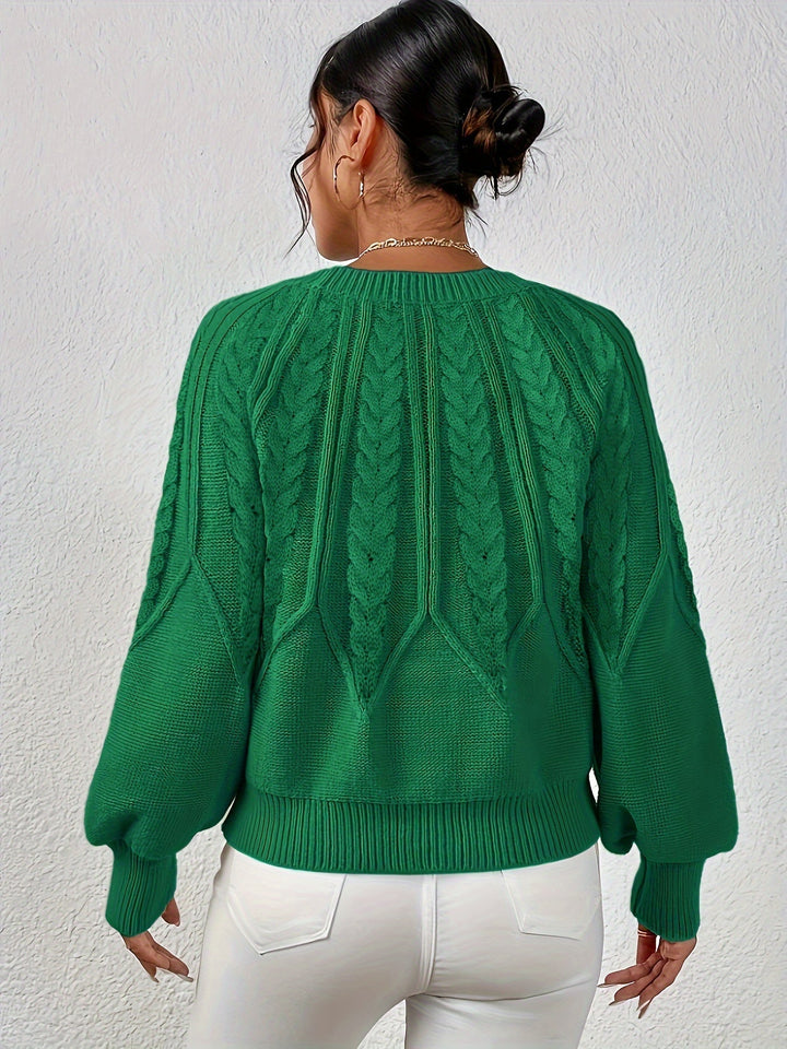 Eleanor | Relaxed Cable-Knit Sweater