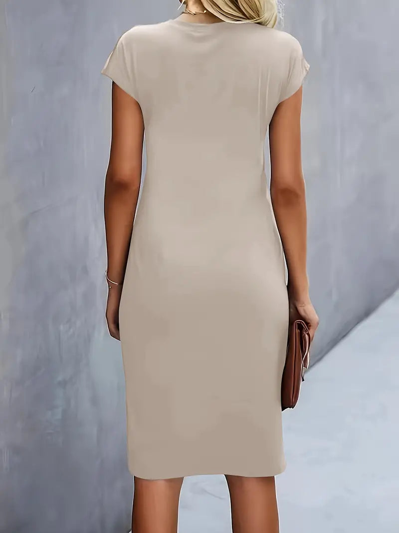 Jacinda | Elegant Flattering Midi Dress