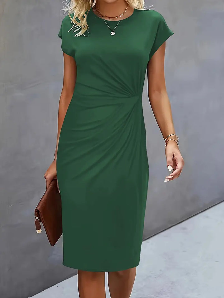 Jacinda | Elegant Flattering Midi Dress