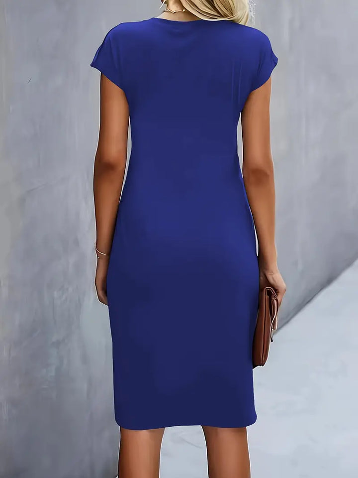 Jacinda | Elegant Flattering Midi Dress