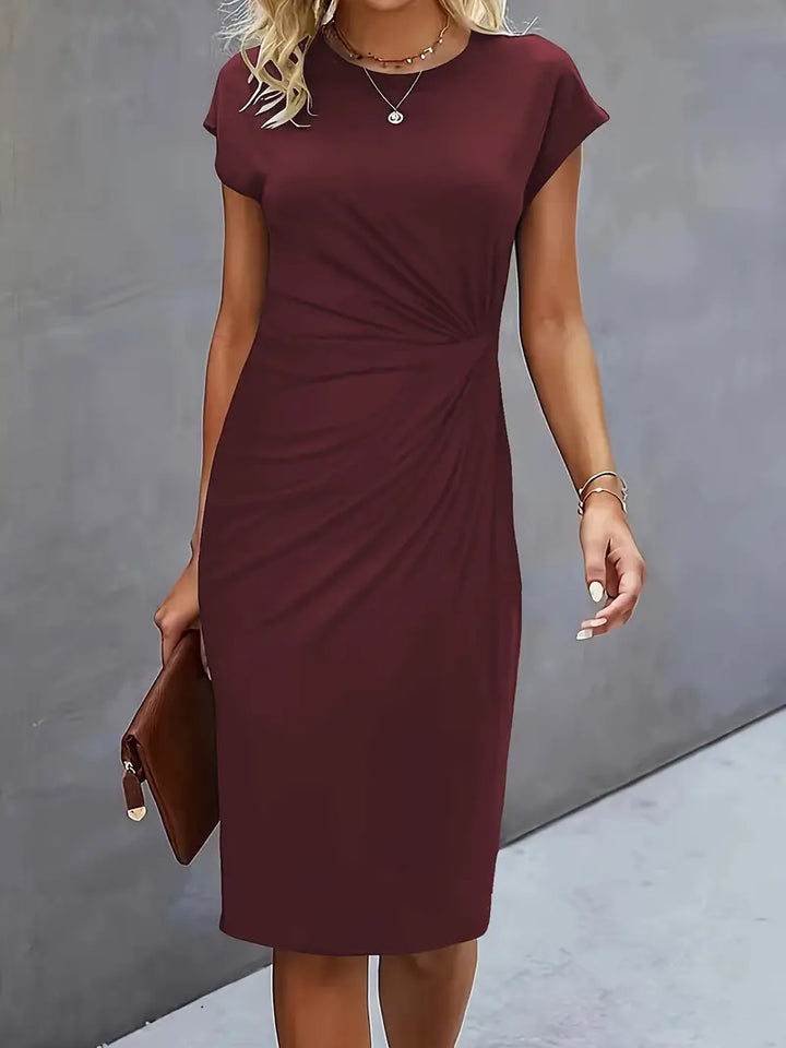 Jacinda | Elegant Flattering Midi Dress