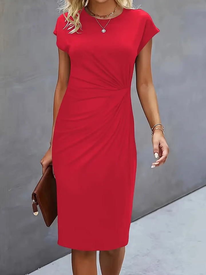 Jacinda | Elegant Flattering Midi Dress