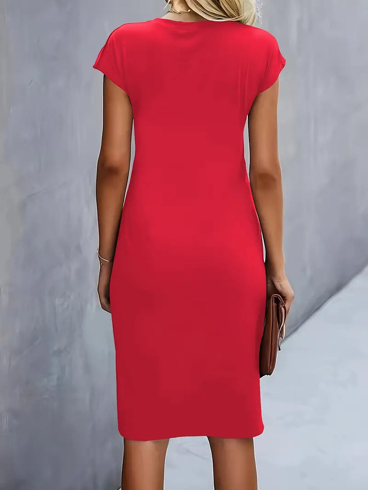 Jacinda | Elegant Flattering Midi Dress